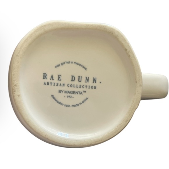 Rae Dunn Ceramic Mug Set - Red, White, and Teal - Picture 10 of 11